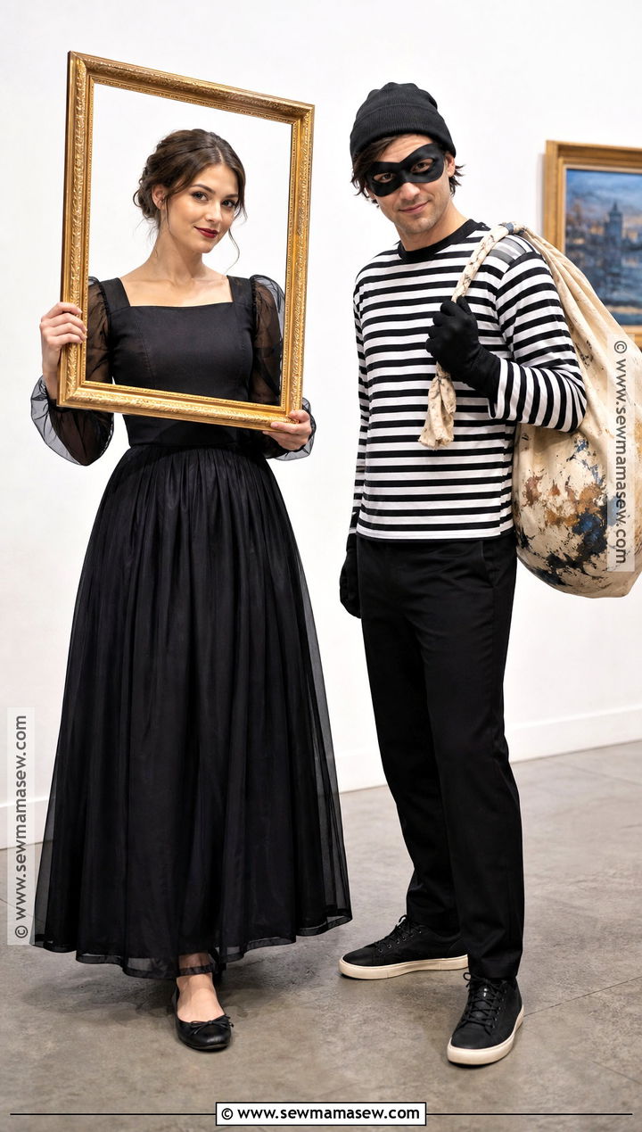 Art Thief And Masterpiece Friend Duo Costume - 30 friend duo halloween costumes