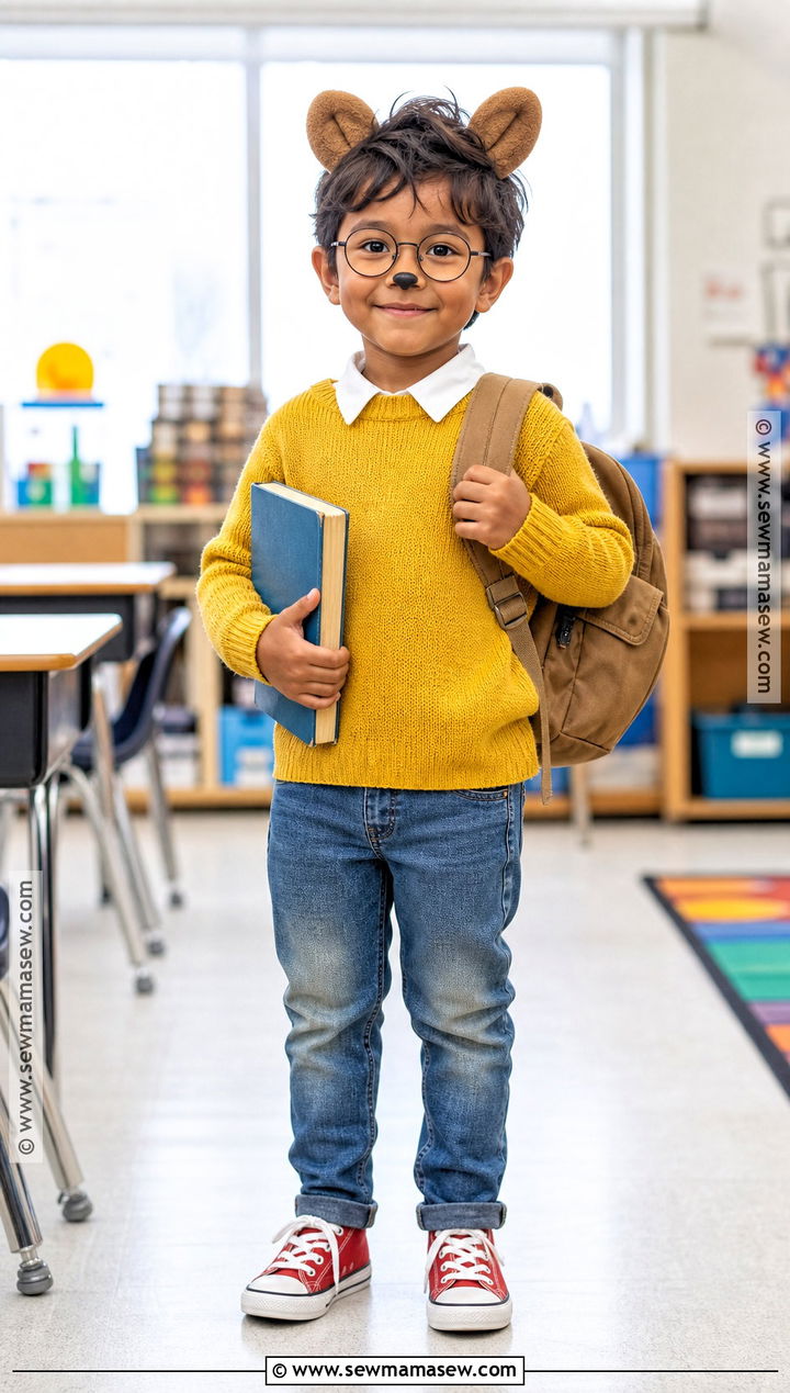 Arthur Costume With Yellow Sweater - 35 school costume ideas