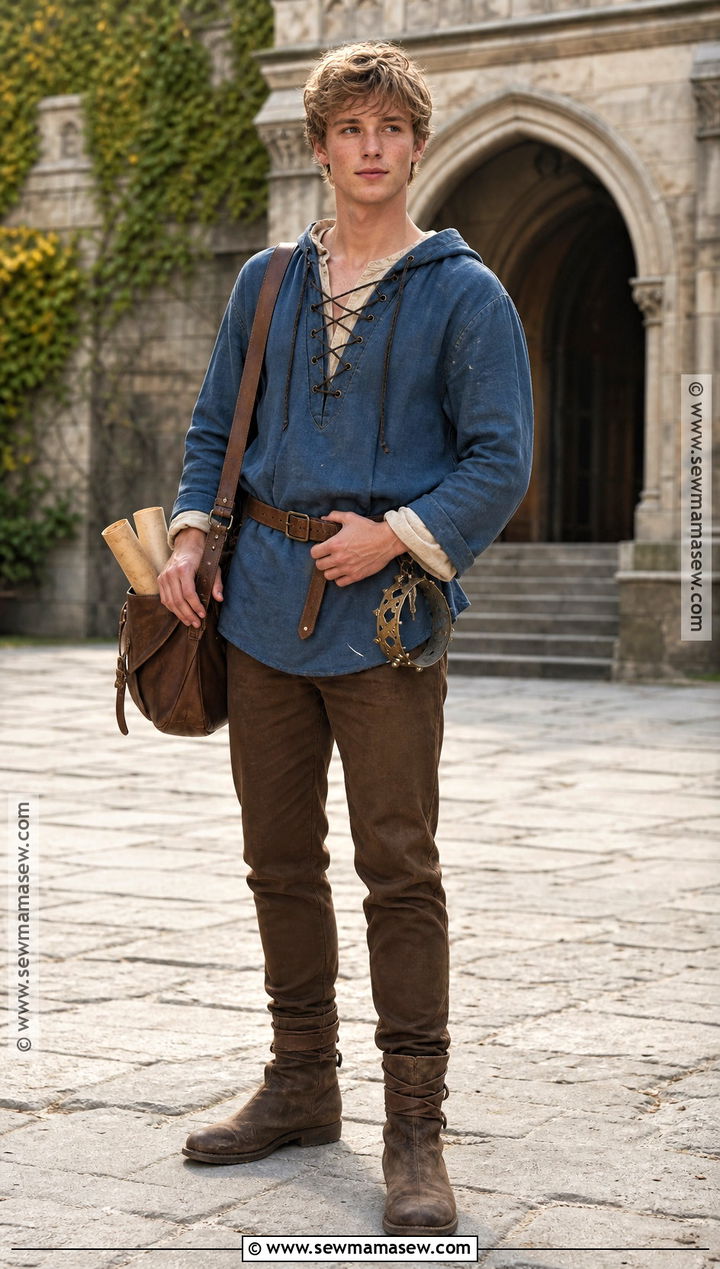 Arthur Pendragon Costume With Blue Hoodie - 30 shrek characters costumes
