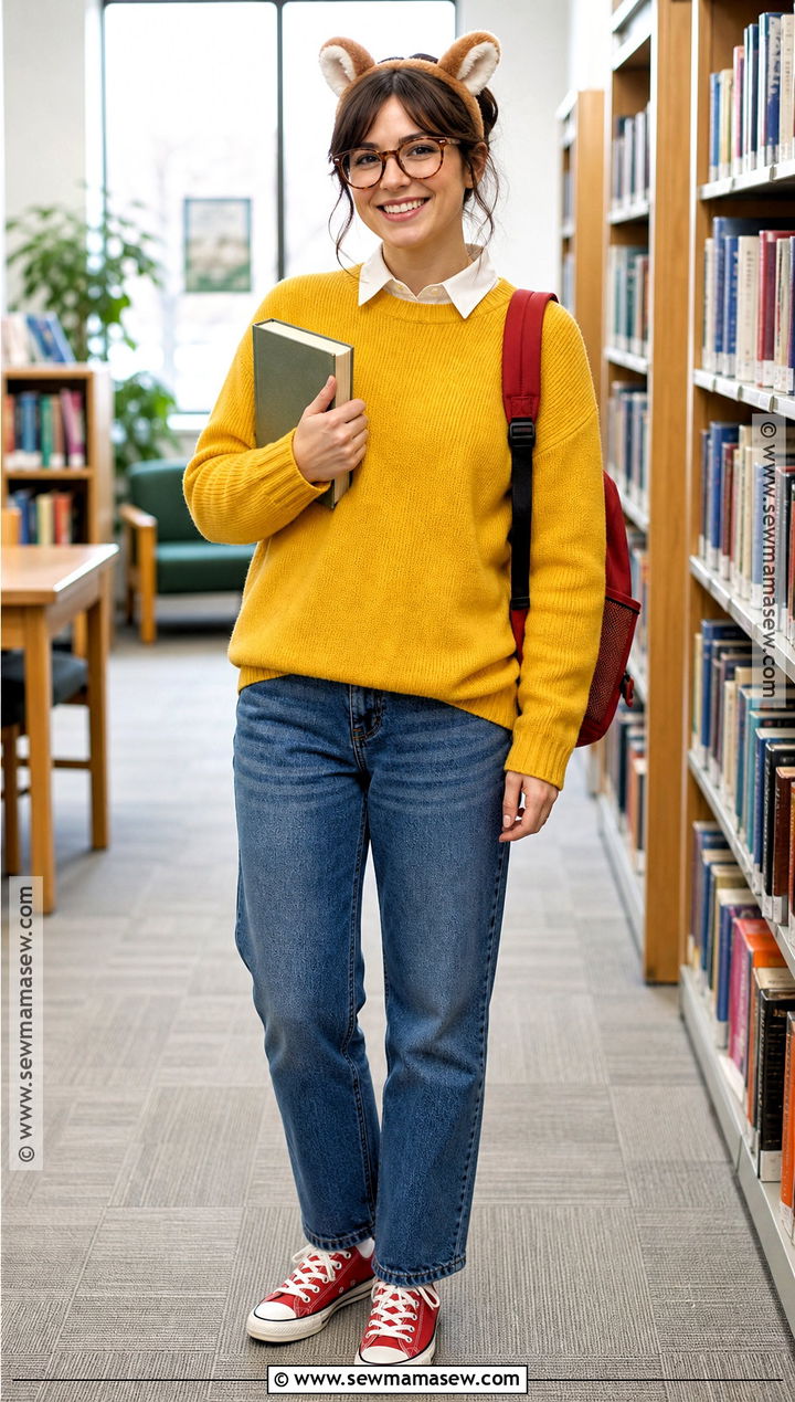 Arthur Read Costume - 30 childhood characters costume ideas