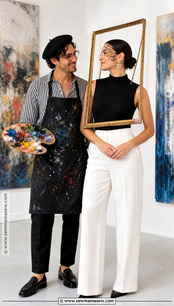 Artist And Masterpiece Couple Costume - 35 cute couple costumes for halloween