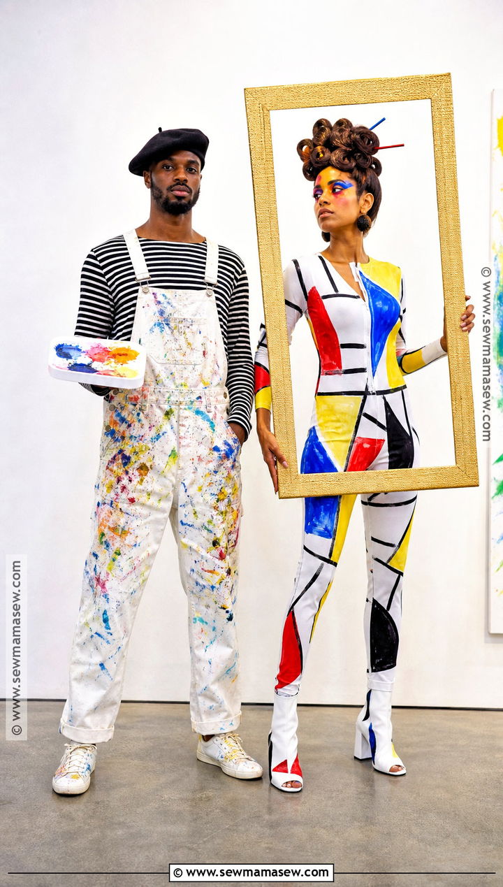 Artist And Masterpiece Couples Costume - 35 cute couples costumes for halloween