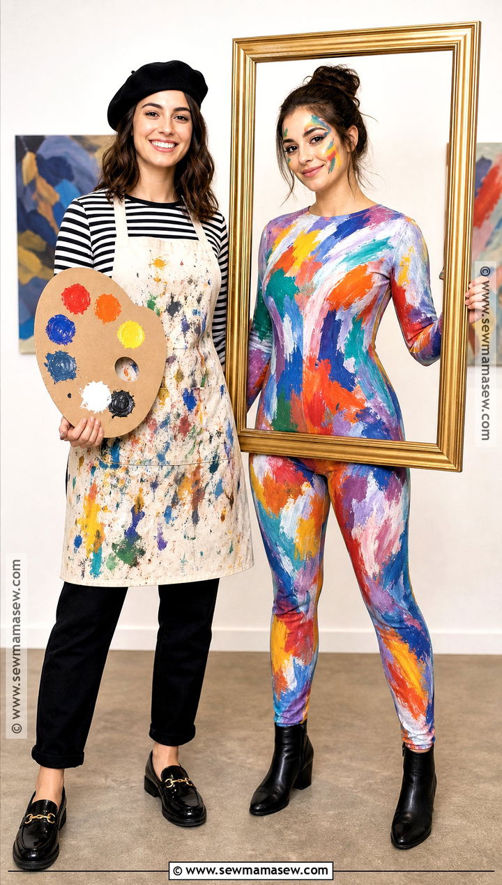 Artist And Painting Best Friend Costume - 45 best friend halloween costumes