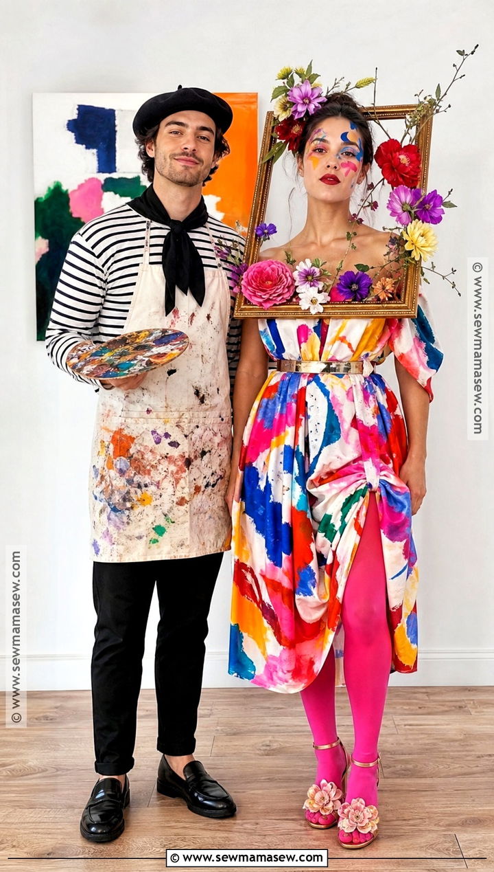 Artist And Painting Costume - 40 last minute couples costumes