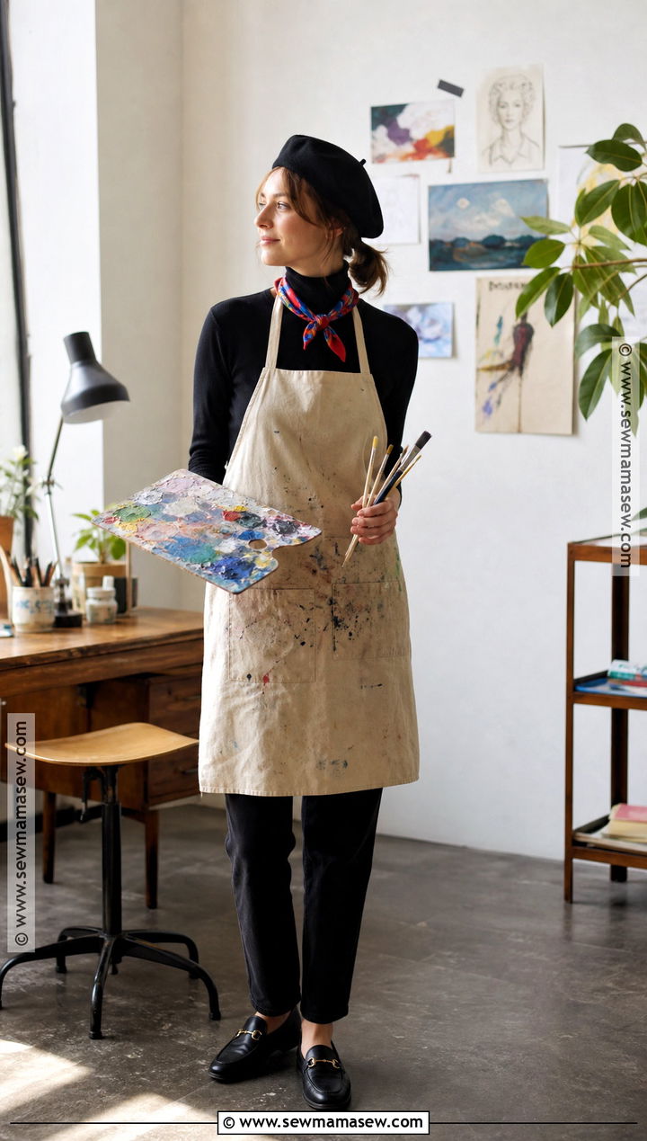 Artist Costume With Paint Palette - 35 easy halloween costumes for work