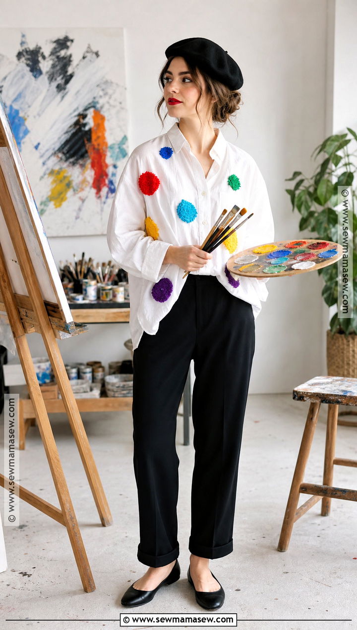 Artist Costume With Paint Palette - 35 Halloween Costumes Women Easy