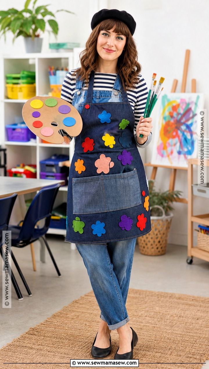 Artist Costume With Paint Palette - 35 school costume ideas