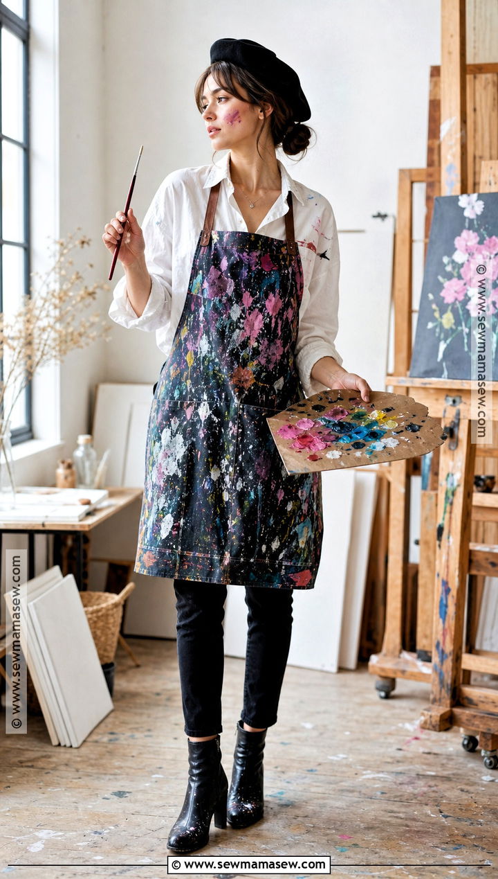 Artist Costume With Paint Palette - 40 halloween costumes last minute