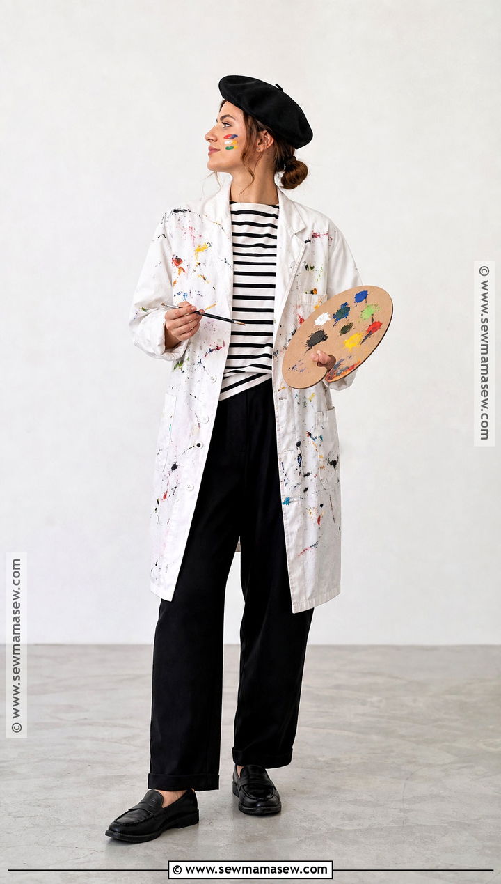 Artist Costume With Paint Splattered Clothes - 30 costume ideas last minute