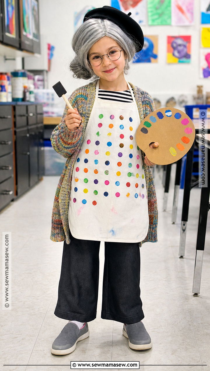 Artist Grandma 100th Day Costume - 40 100th day of school dress up ideas