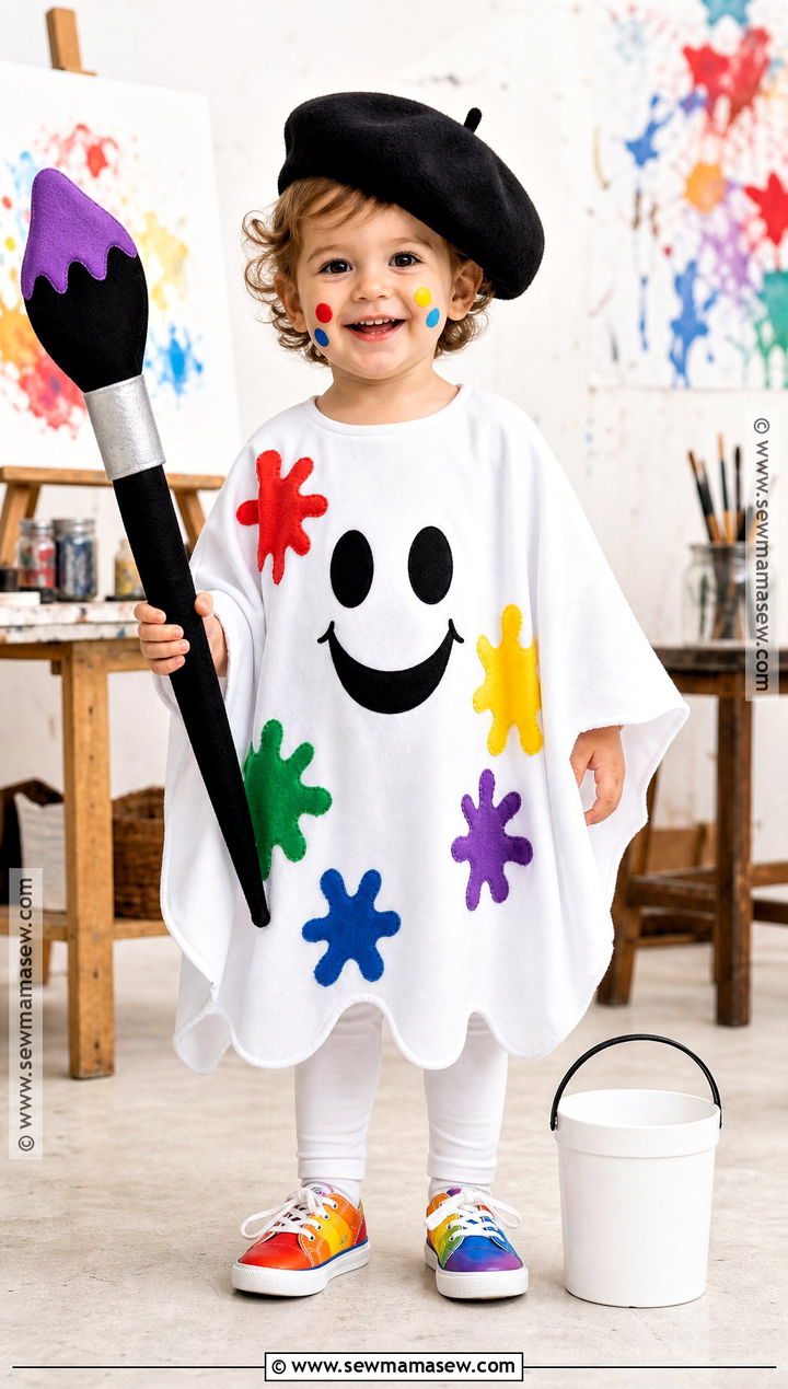 Artist Toddler Ghost Costume - 30 toddler ghost costume ideas