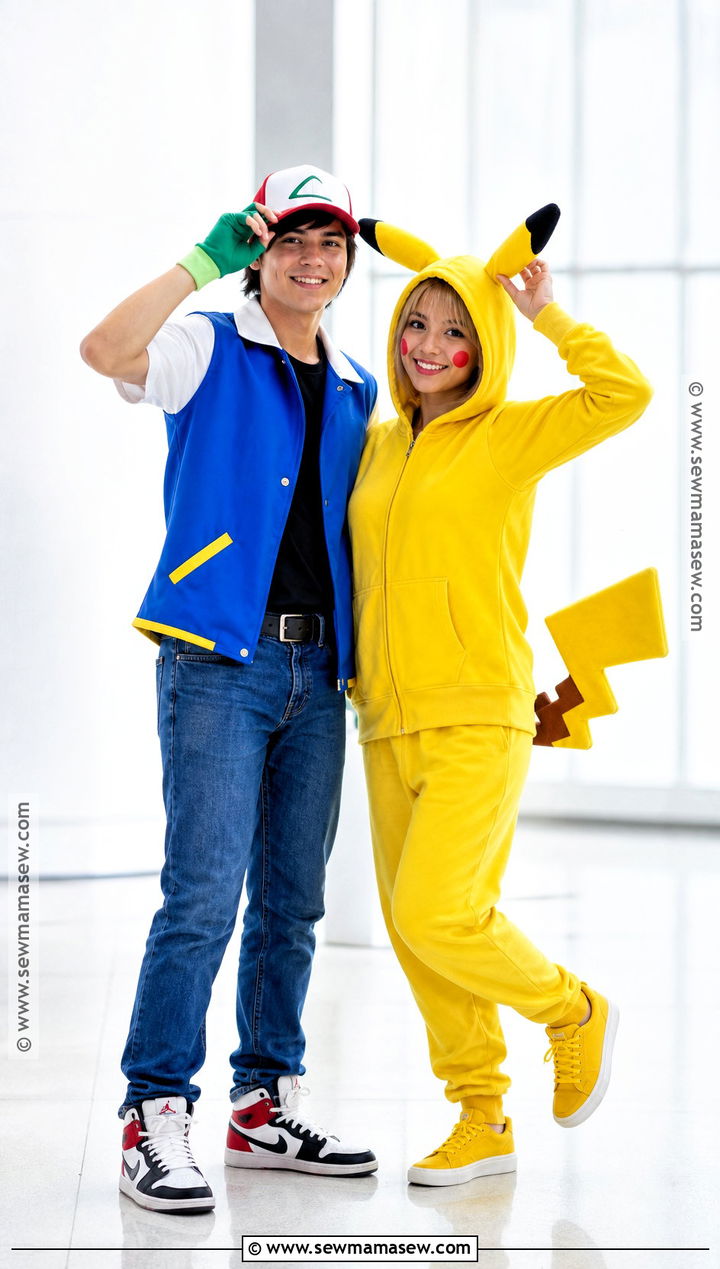 Ash And Pikachu Costume - 40 halloween costumes for 2