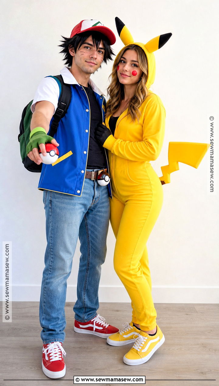 Ash And Pikachu Couple Costume - 30 ash costume ideas