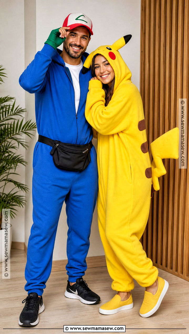 Ash And Pikachu Onesie Costume - 30 ash and pikachu costume ideas