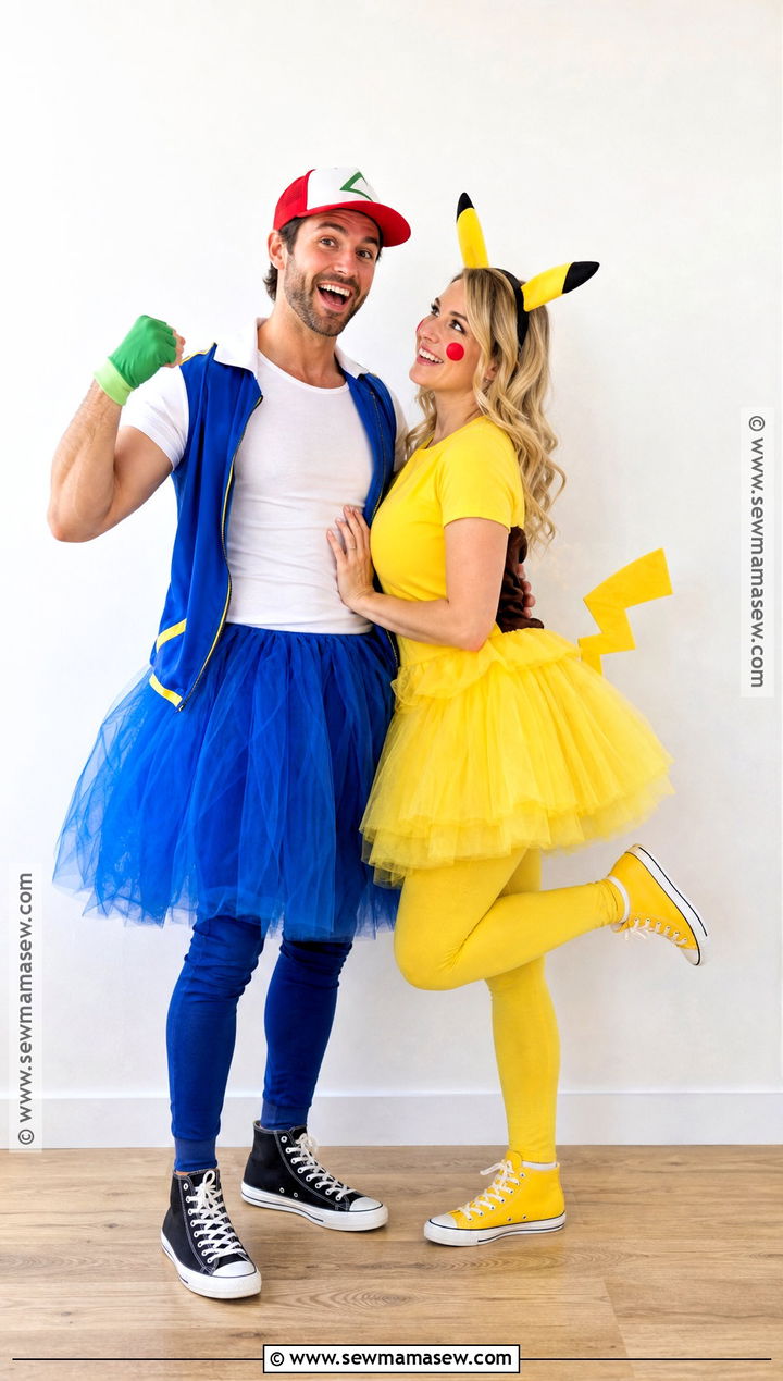 Ash And Pikachu Tutu Costume - 30 ash and pikachu costume ideas