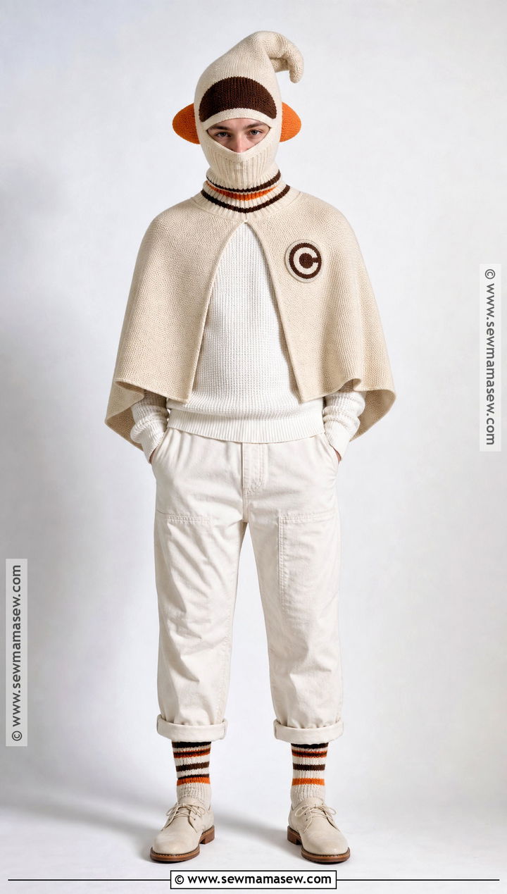 Ash Costume With Knitted Bandit Hat - 30 ash fantastic mr fox costume ideas