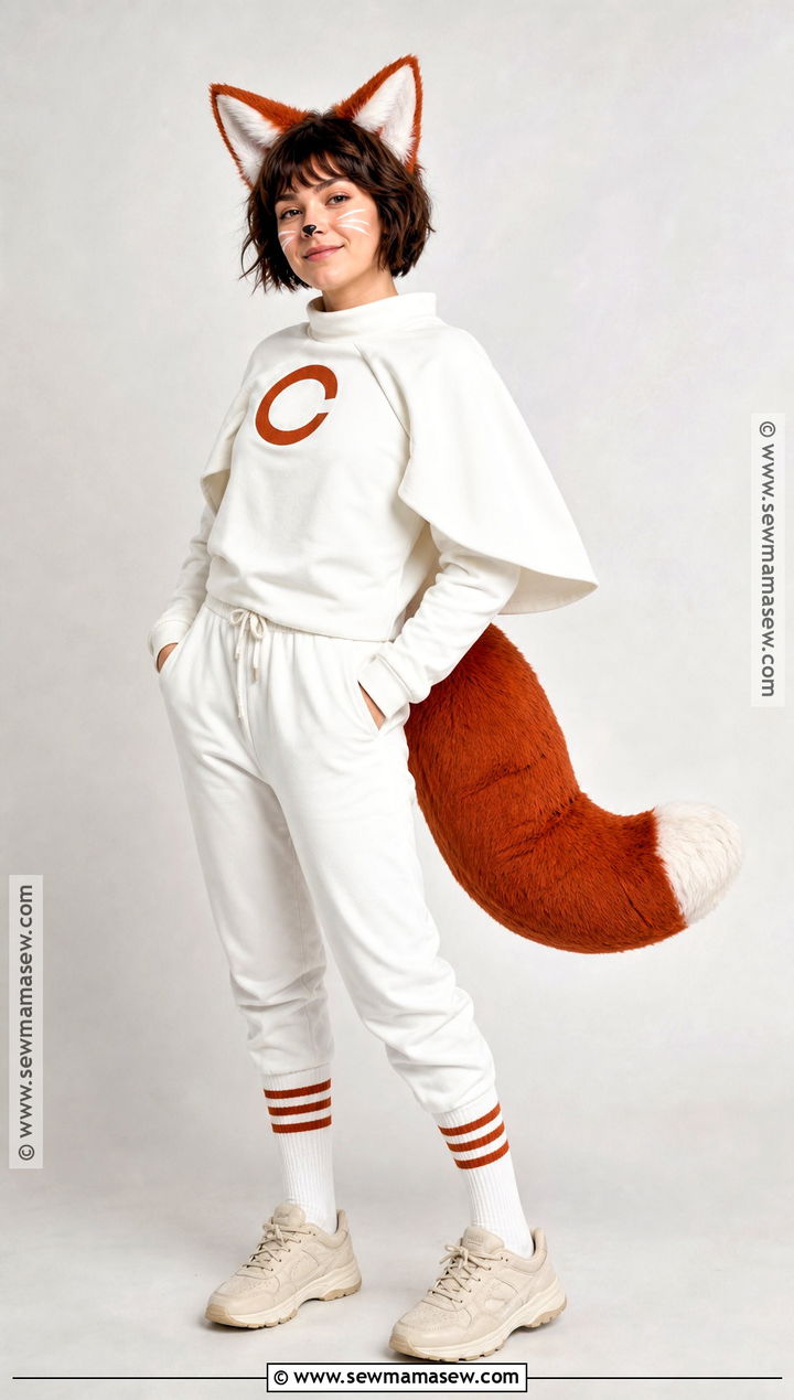 Ash Costume With Plush Fox Tail - 30 ash fantastic mr fox costume ideas