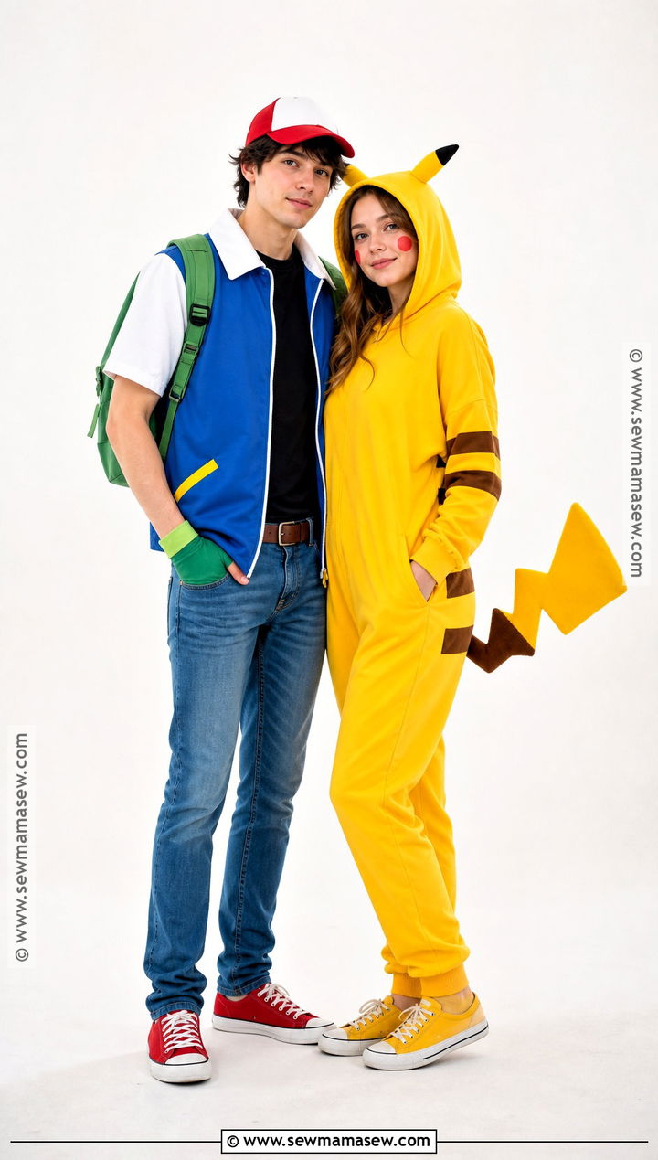 Ash Ketchum And Pikachu Couple Costume - 35 ash ketchum costume ideas