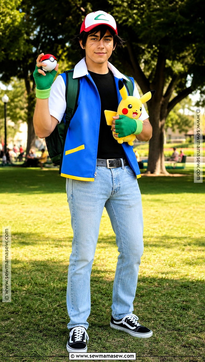 Ash Ketchum Costume - 40 men costume ideas
