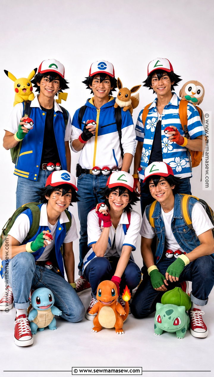 Ash Ketchum Group Costume - 30 ash costume ideas