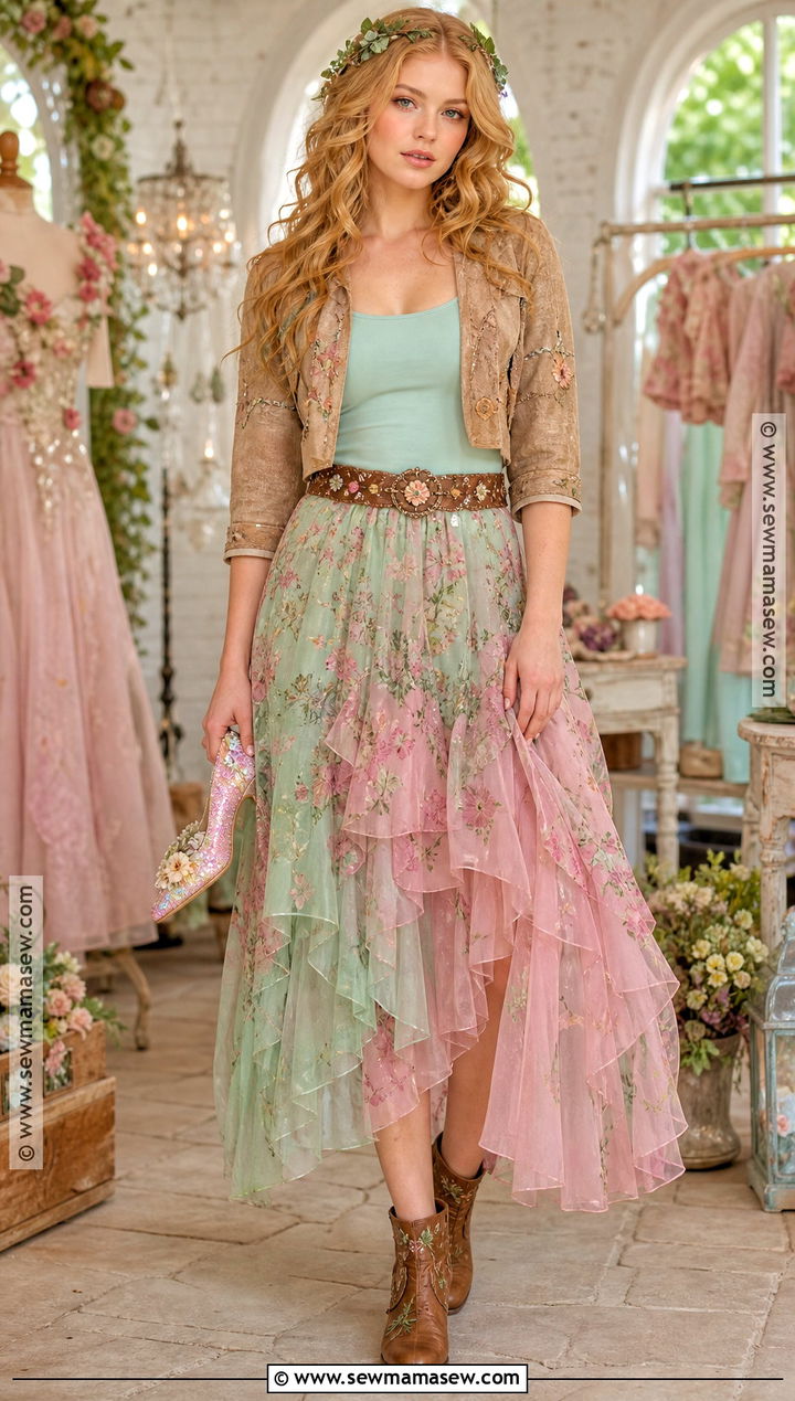 Ashlynn Ella Costume With Floral Skirt - 35 Ever After High Costumes
