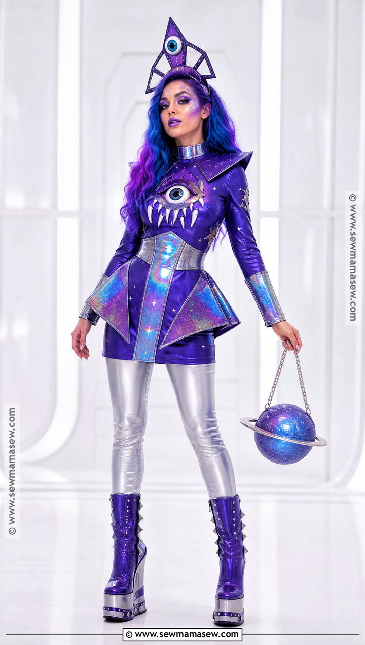 Astranova Costume With Purple Space Dress - 40 monster high costumes
