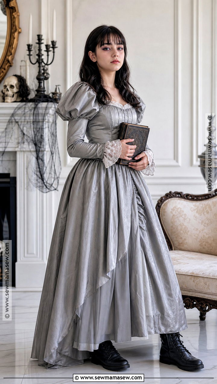 Astrid Deetz Silver Halloween Dress Costume - 35 beetlejuice halloween costume ideas