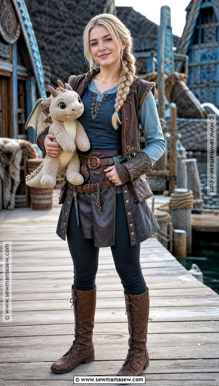 Astrid Viking Costume - 35 blonde halloween costume ideas