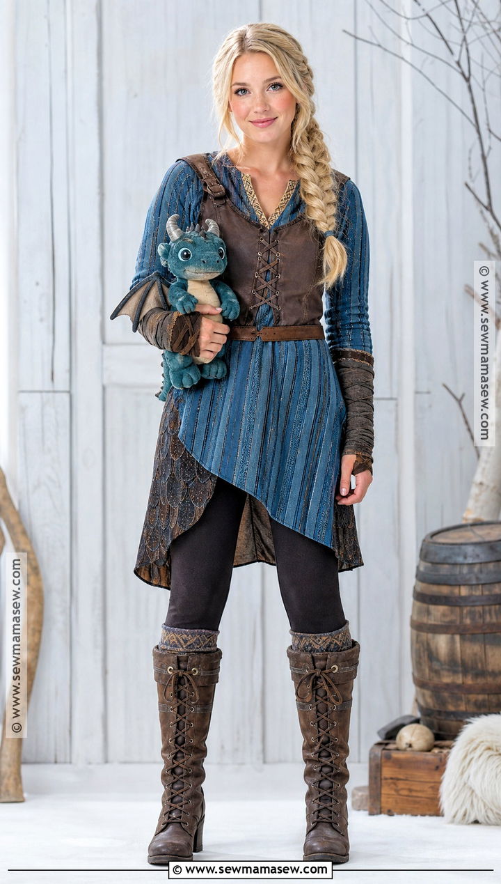 Astrid Viking Costume - 50 blonde halloween costumes
