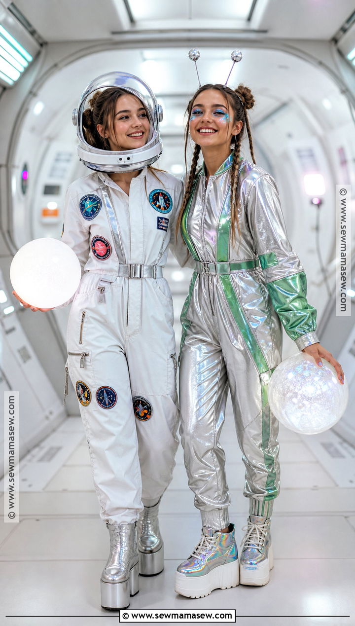 Astronaut And Alien BFF Costume - 30 Bff Costume Ideas For 2