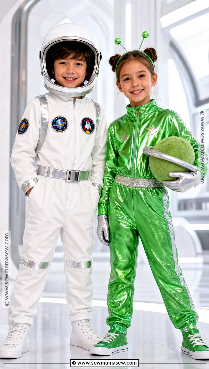 Astronaut And Alien Costume - 35 boy and girl halloween costumes