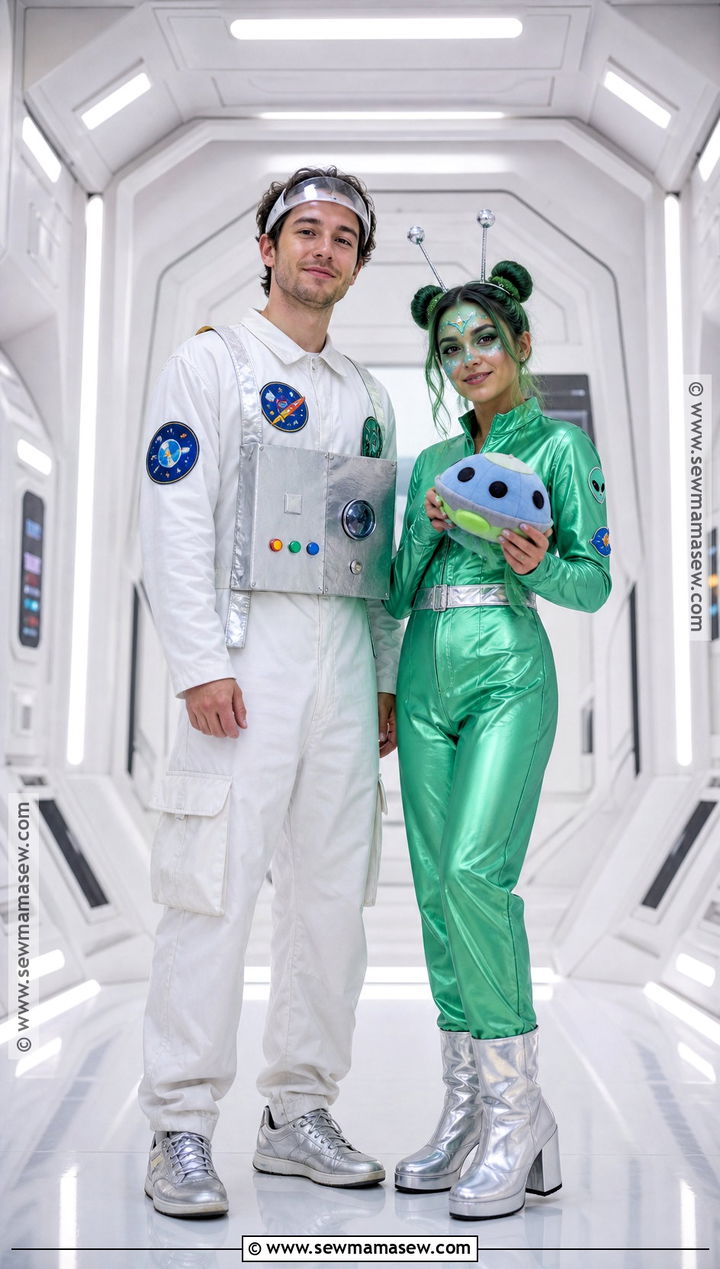 Astronaut And Alien Costume - 40 duo costume ideas for best friends