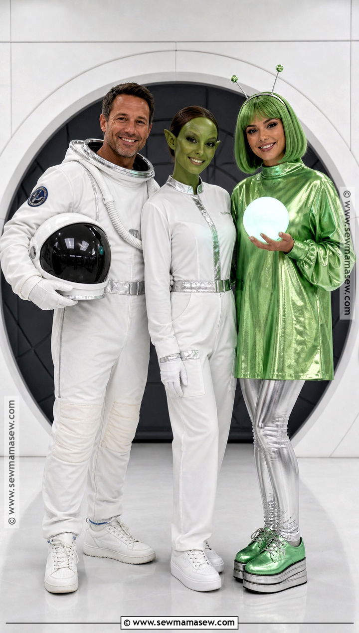 Astronaut And Alien Couples Costume - 35 fun couples costumes