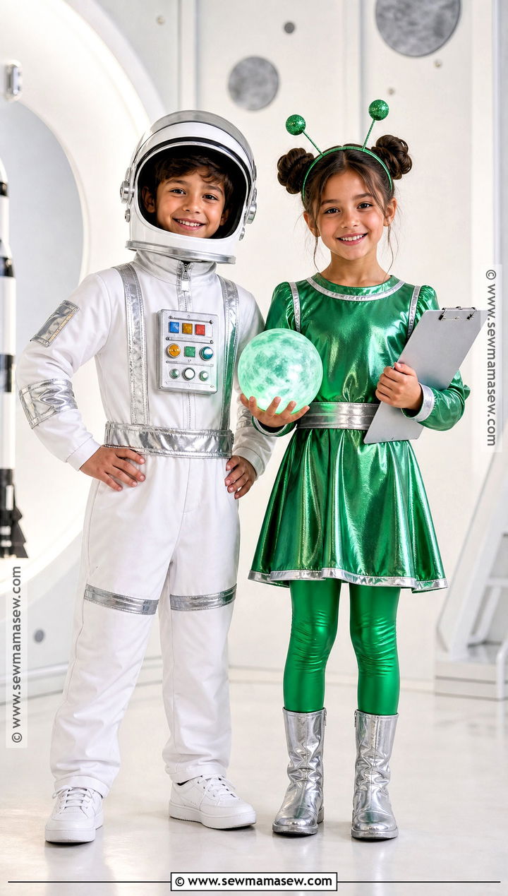 Astronaut And Alien Sibling Costume - 30 sibling costumes brother sister