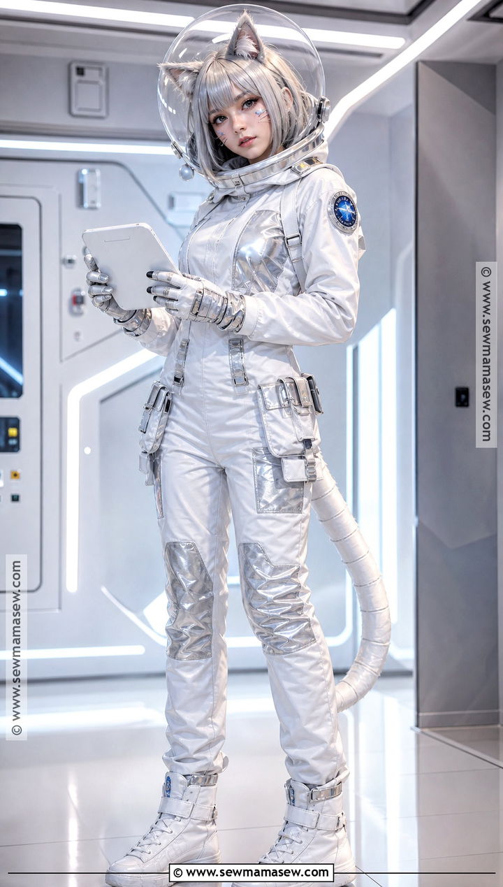 Astronaut Cat Cosplay - 35 cat cosplay ideas