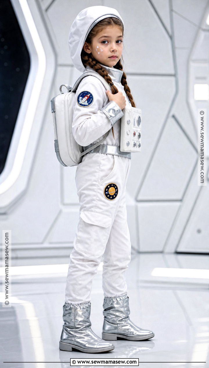 Astronaut Costume With Silver Boots - 30 costume ideas for girls