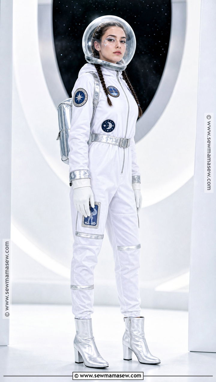 Astronaut Costume With Silver Boots - 45 cool halloween costumes