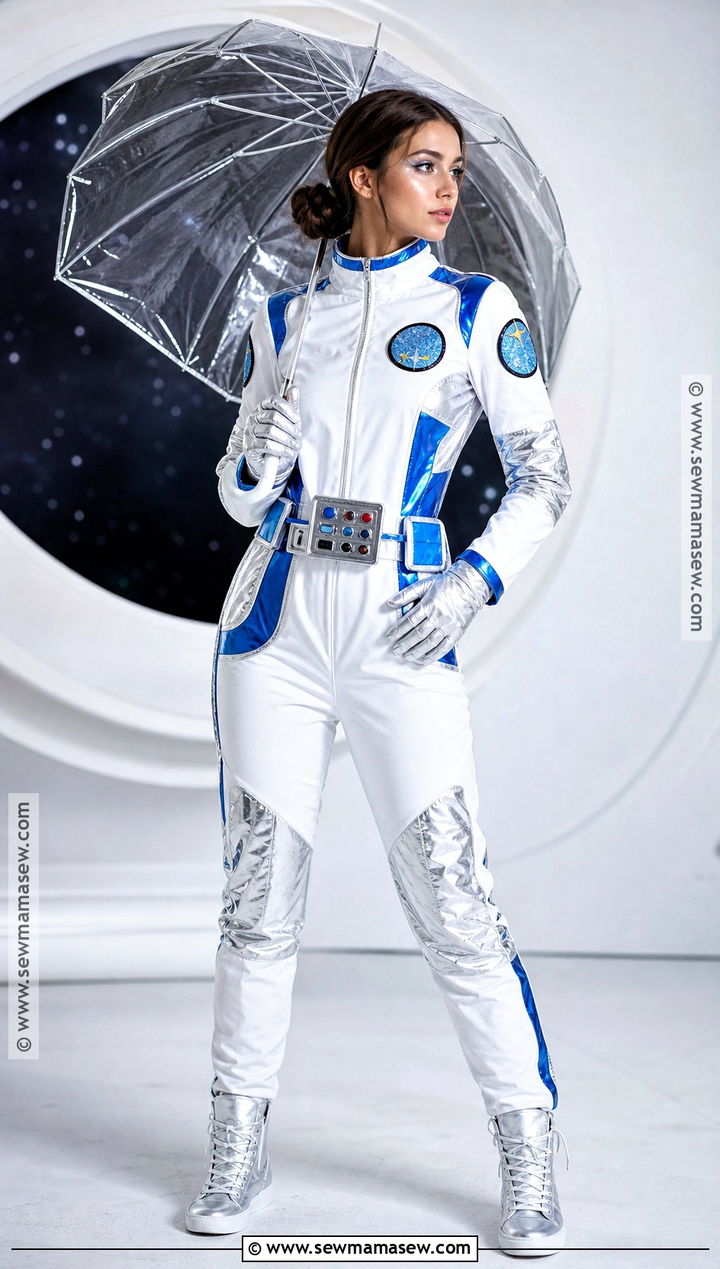 Astronaut Costume With Silver Boots - 50 halloween costume ideas