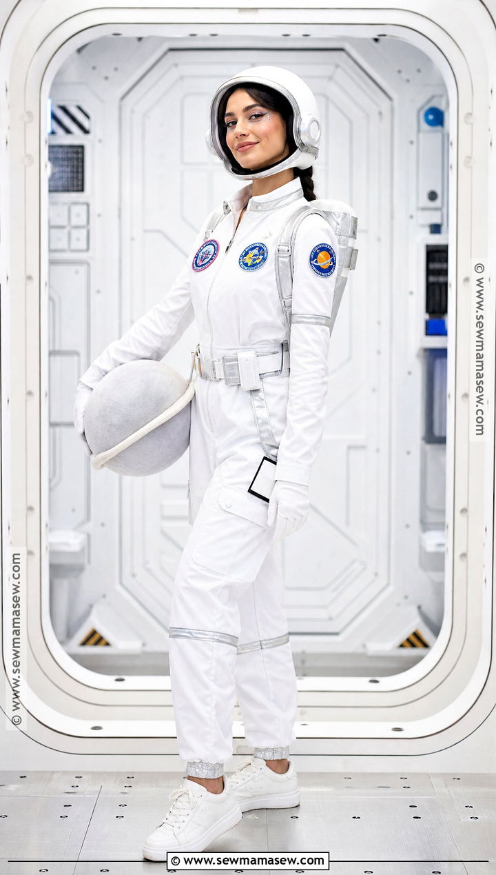 Astronaut Costume With Silver Jumpsuit - 30 costume outfits