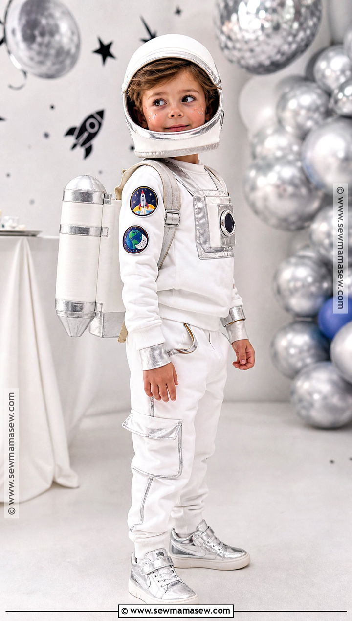 Astronaut Costume With Space Helmet - 30 kid costume ideas
