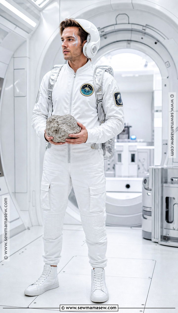 Astronaut Costume With White Jumpsuit - 50 men halloween costumes