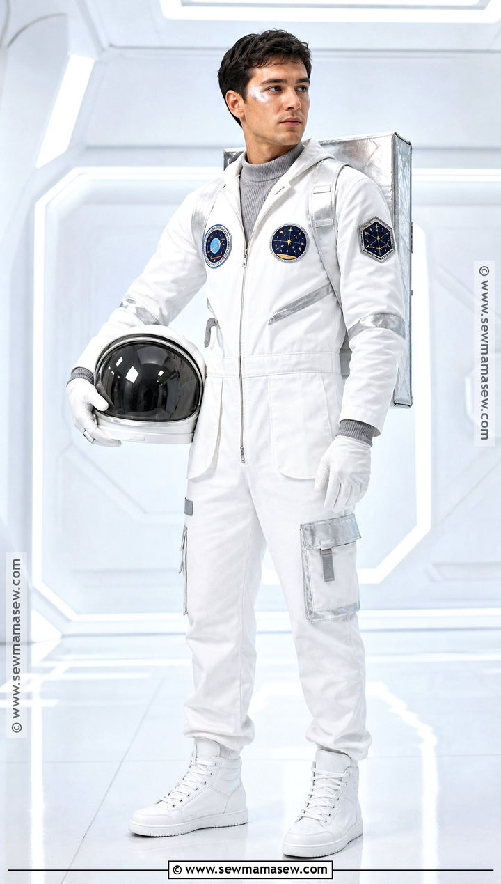 Astronaut Costume With White Jumpsuit - 40 halloween costumes for men