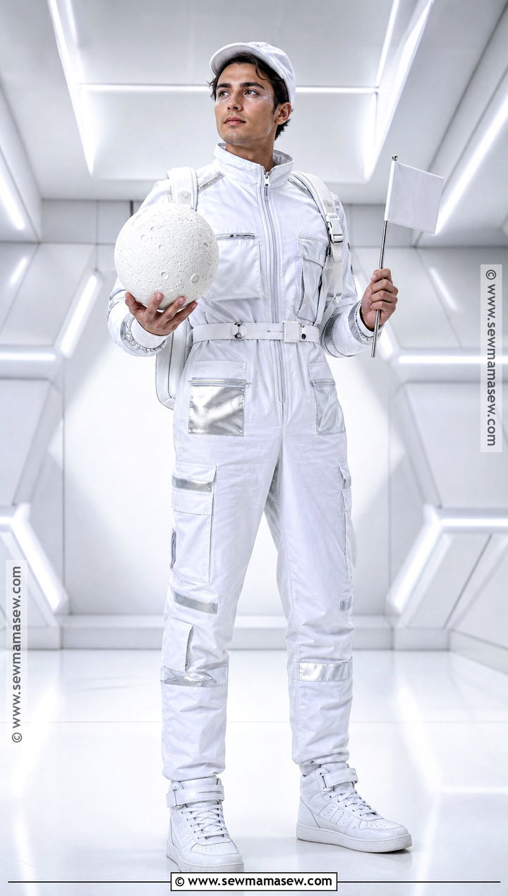 Astronaut Costume With White Jumpsuit - 45 mens halloween costumes