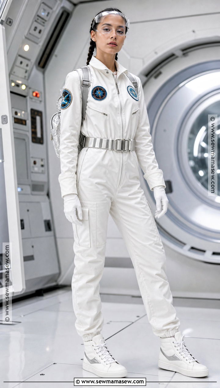 Astronaut Costume With White Jumpsuit - 45 women halloween costume ideas