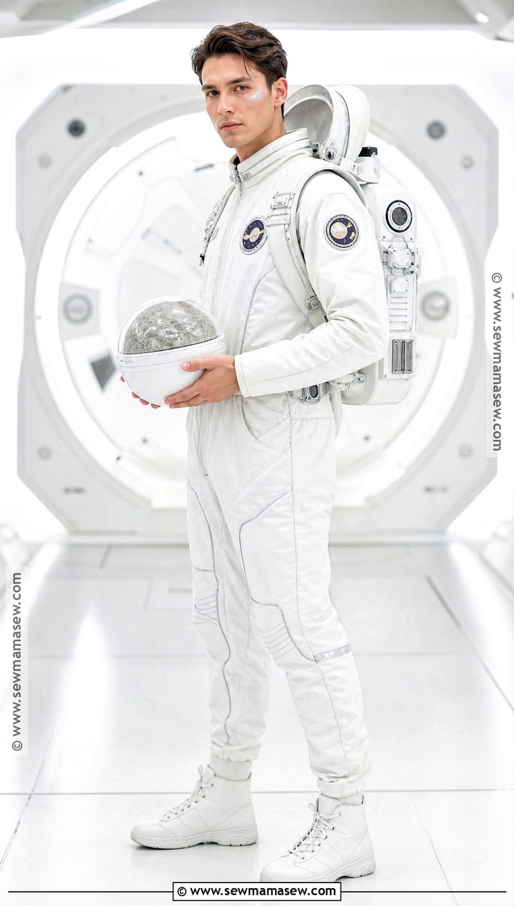 Astronaut Costume With White Jumpsuit - 30 costumes for guys
