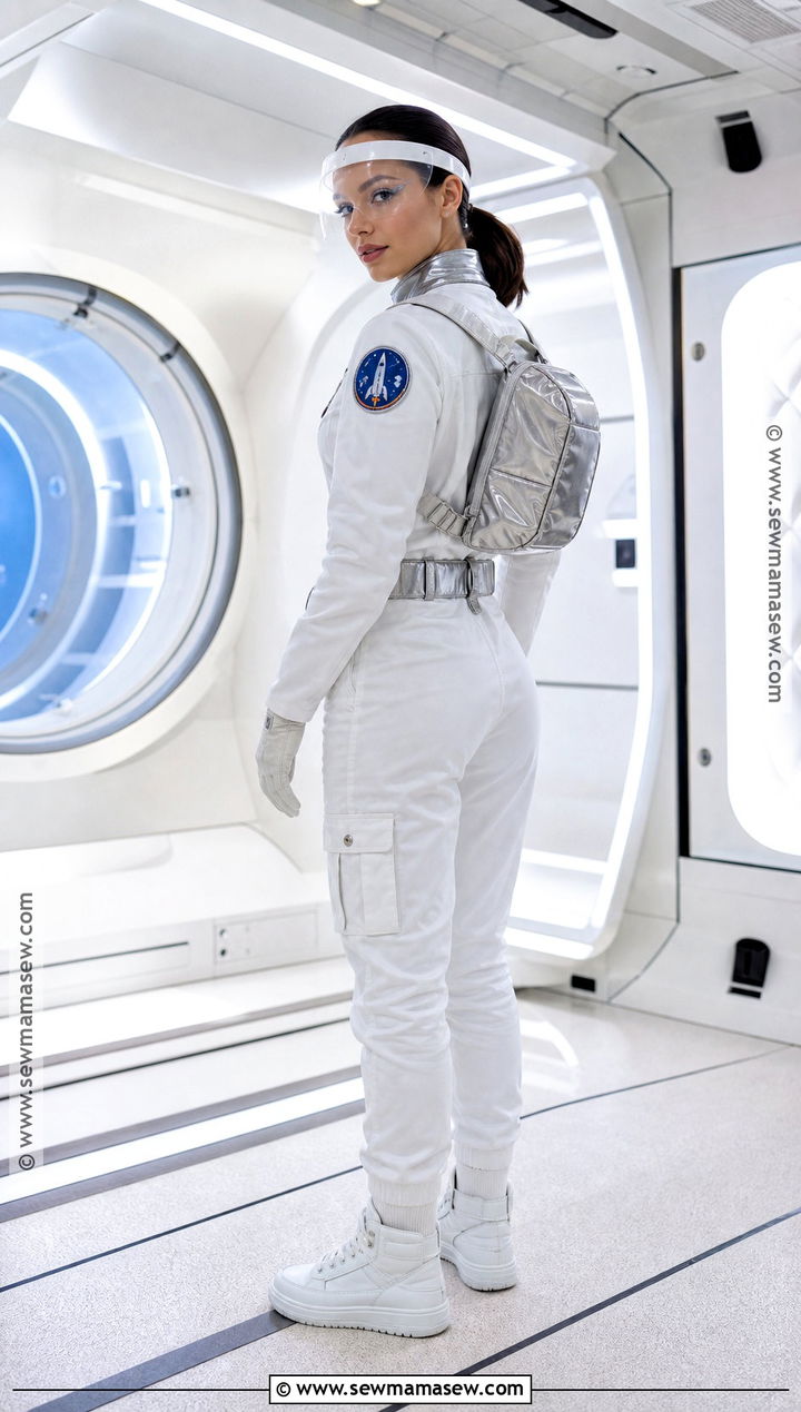 Astronaut Costume With White Utility Jumpsuit - 30 Costume Ideas For Halloween