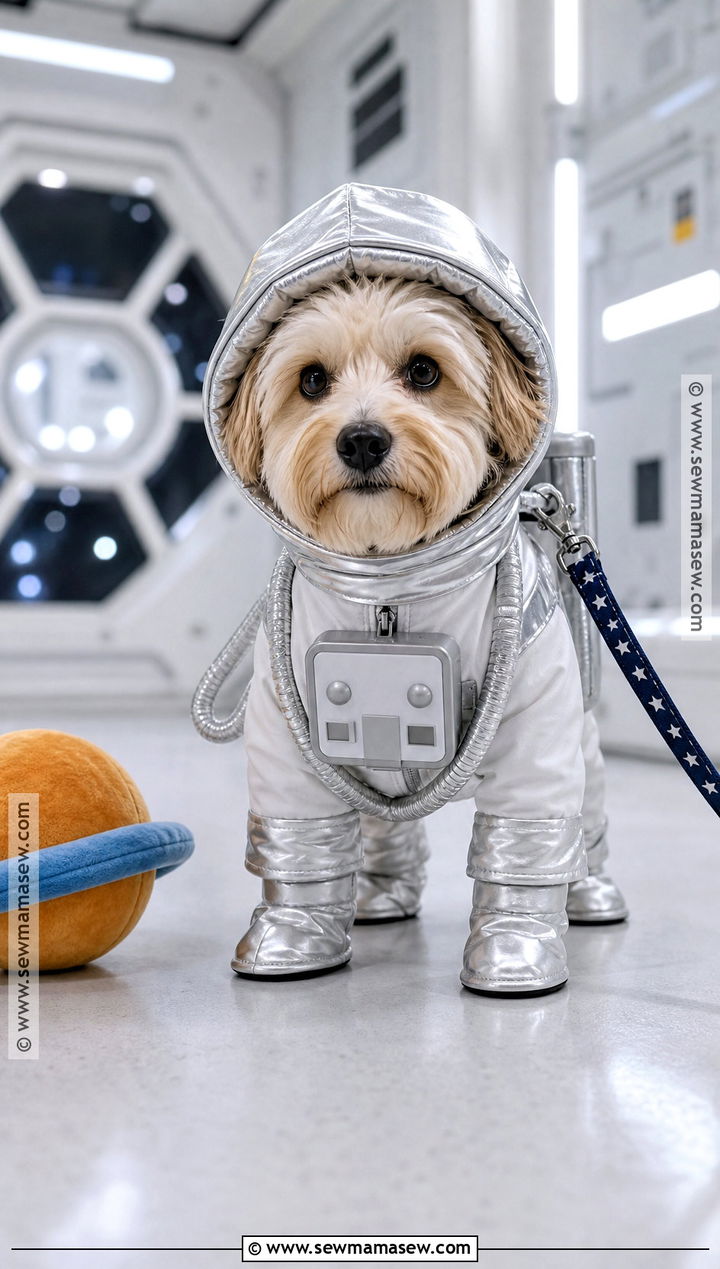 Astronaut Dog Costume - 40 dog costumes
