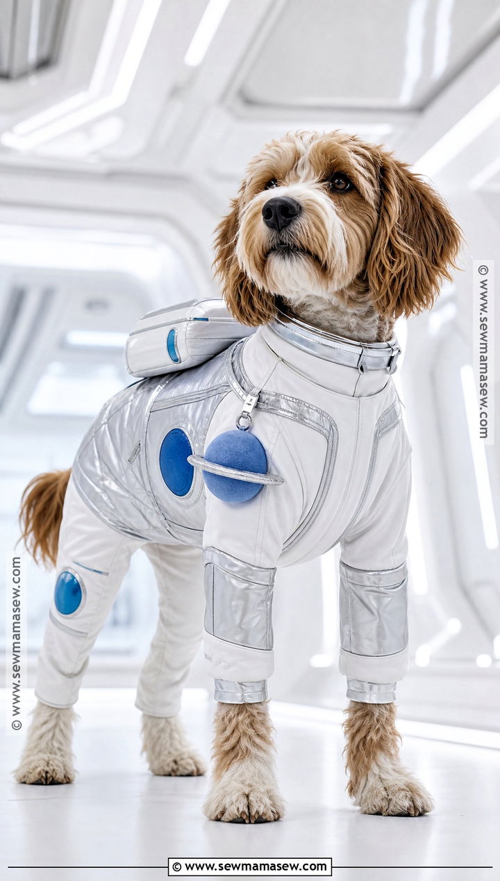 Astronaut Dog Halloween Costume - 45 dog halloween costumes
