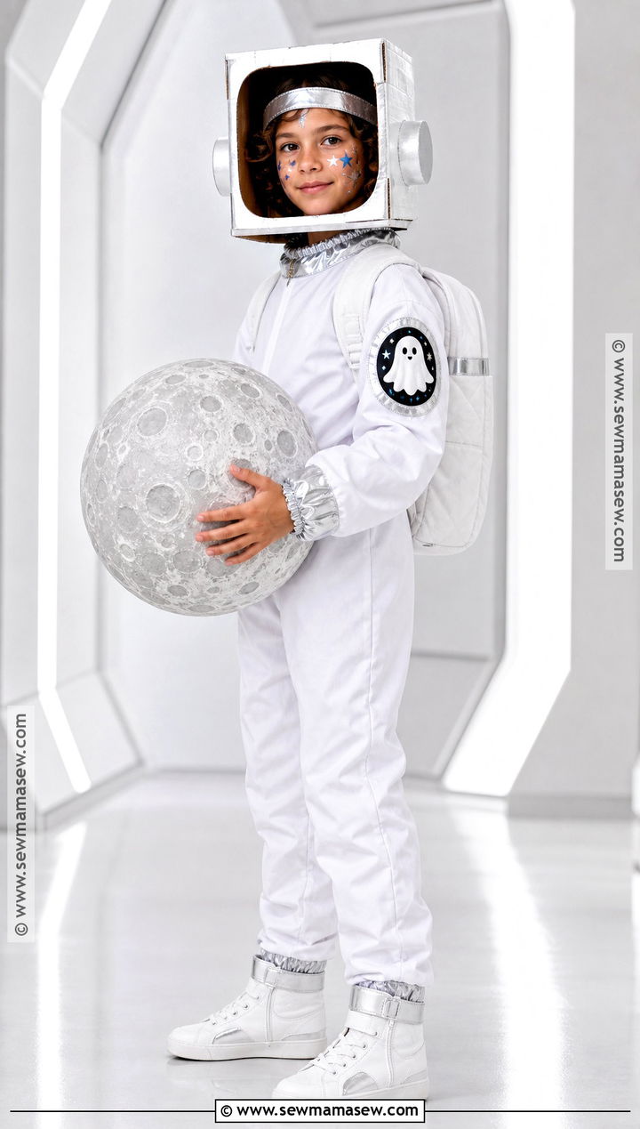 Astronaut Ghost Costume - 30 kids ghost costume ideas