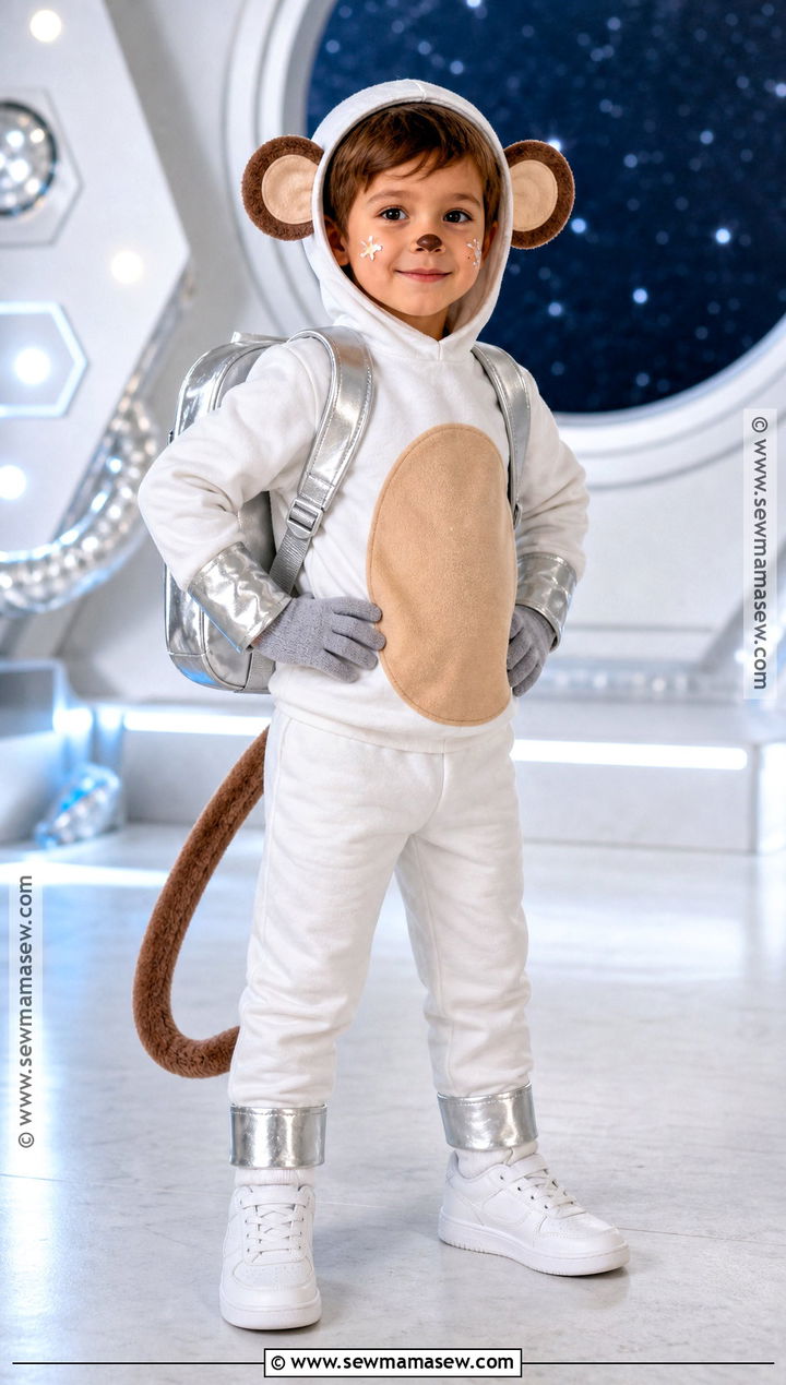 Astronaut Monkey Costume - 30 monkey costume ideas for kids
